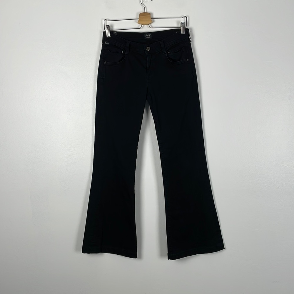 Citizens Of Humanity Fawne womens 6 pocket black flare leg trouser jeans Size 29
